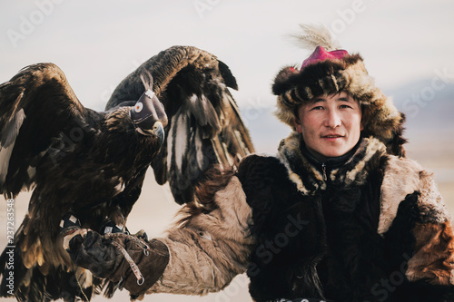 Kazakh Eagle Hunter photo