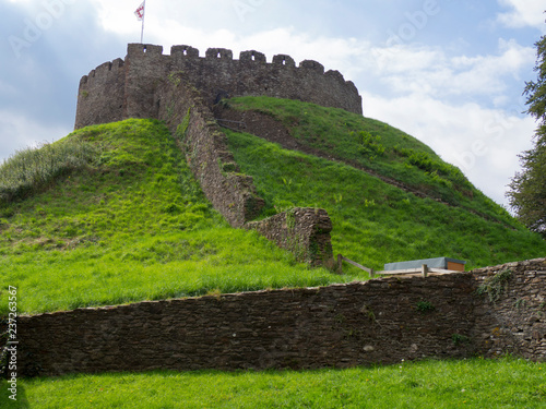 Obraz na płótnie uk, england, Devon, Totnes castle w salonie