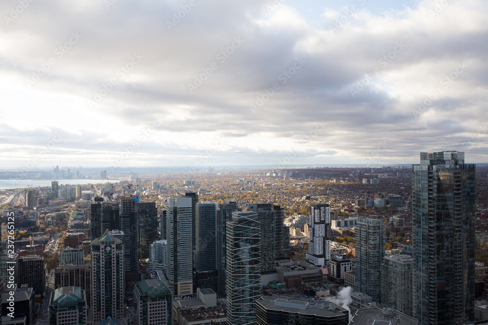 Aerial view of Toronto