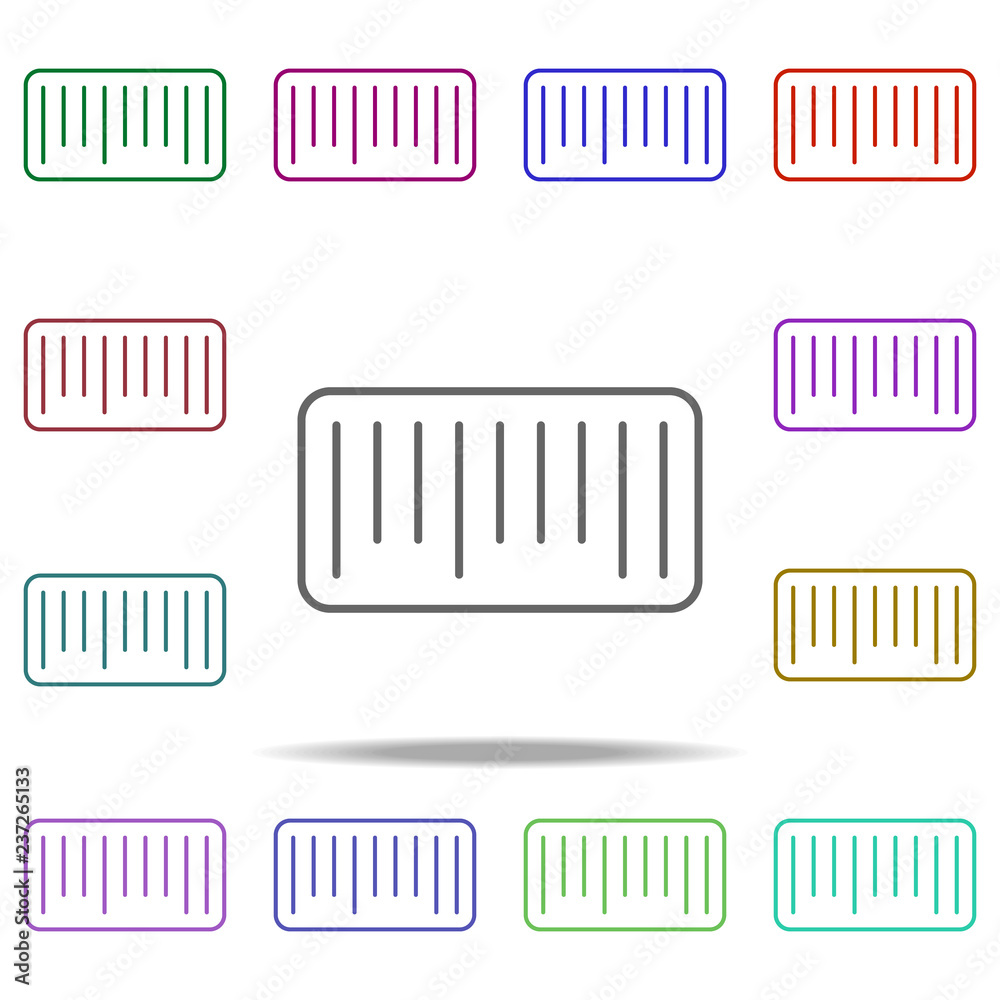 bar code icon. Elements of commerce in multi color style icons. Simple icon for websites, web design, mobile app, info graphics bar code icon. Elements of commerce in multi color style icons. Simple icon for websites, web design, mobile app, info graphics