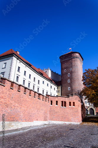 Wawel castle in Cracow, Poland