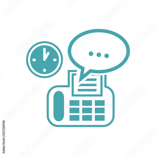 Operational message by fax.