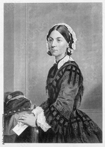 Fotografia Portrait of Florence Nightingale