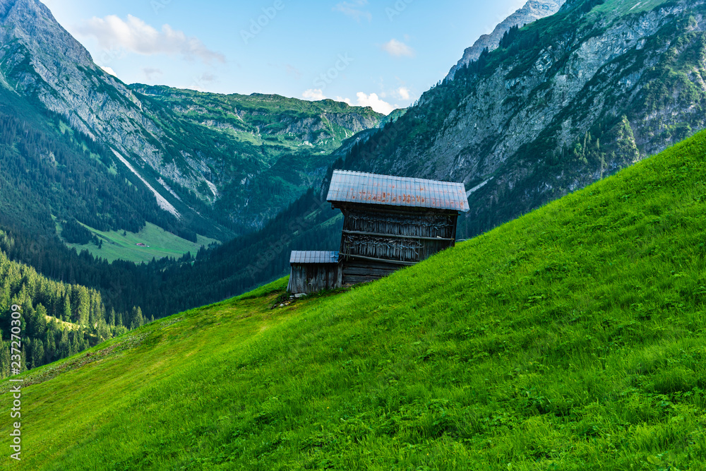 Berghütte im Kleinen Walsertal Österreich