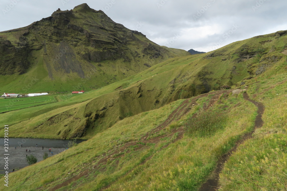 Fototapeta premium Vulkan Eyjafjallajökull auf Island