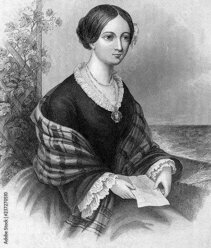 Tableau sur toile Portrait of Florence Nightingale