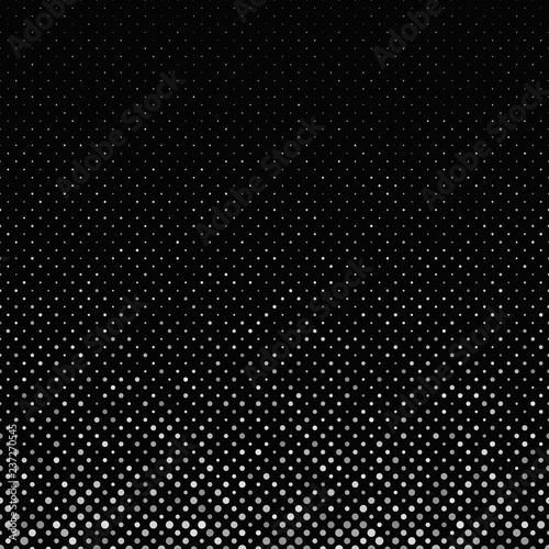 Wallpaper Mural Grey abstract geometric circle pattern background - illustration with small dots Torontodigital.ca