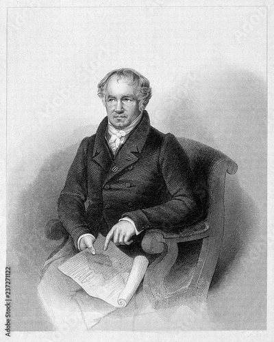 Portrait of scientist Alexander Von Humboldt photo