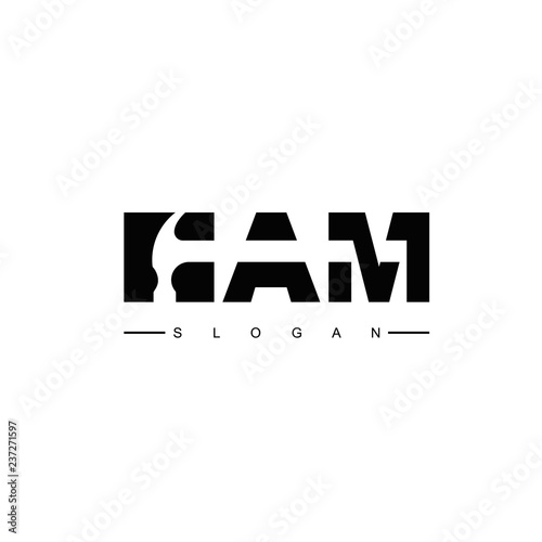 Hammer Logo For Construction, Maintenance And Home Repair