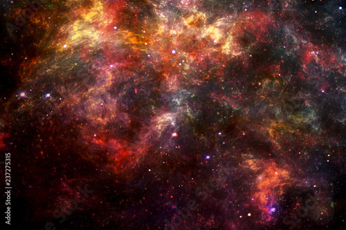 Artistic Multicolored Smooth Beautiful Galaxy Background © MoVille