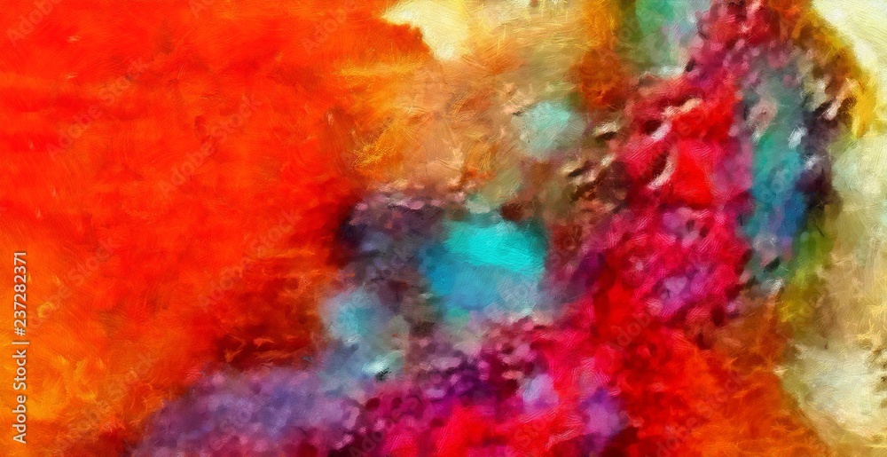 Impression color mix abstract texture art. Artistic bright background. Oil painting artwork. Modern style graphic wallpaper. Large strokes of paint. Colorful pattern for design work or wallpaper. Impression color mix abstract texture art. Artistic bright background. Oil painting artwork. Modern style graphic wallpaper. Large strokes of paint. Colorful pattern for design work or wallpaper.