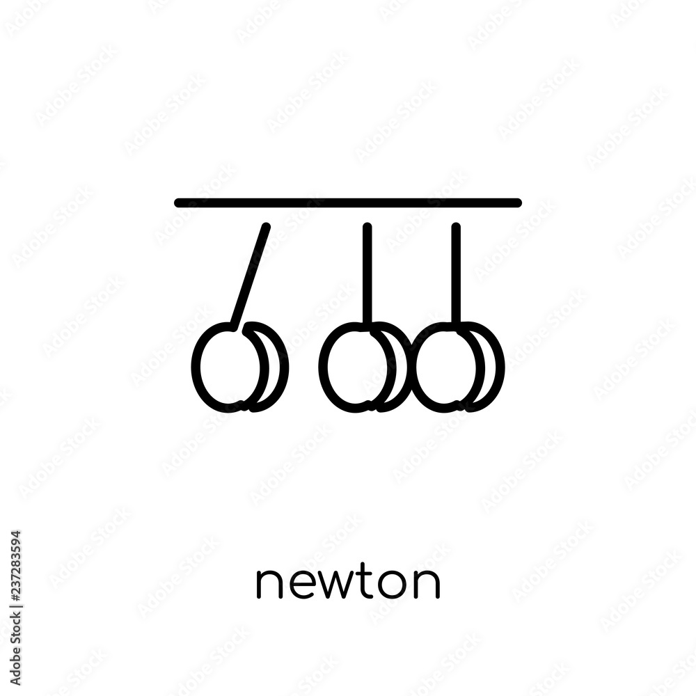Newton icon from Science collection. Newton icon from Science collection.