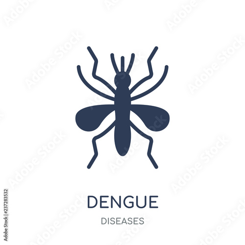 Dengue icon. Dengue filled symbol design from Diseases collection.