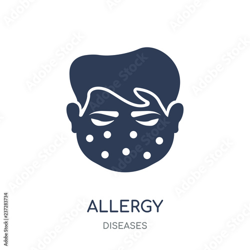 Allergy icon. Allergy filled symbol design from Diseases collection.