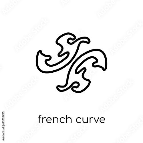 French curve icon from Sew collection.