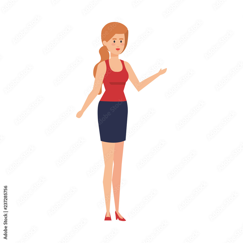 beautiful and young woman character beautiful and young woman character