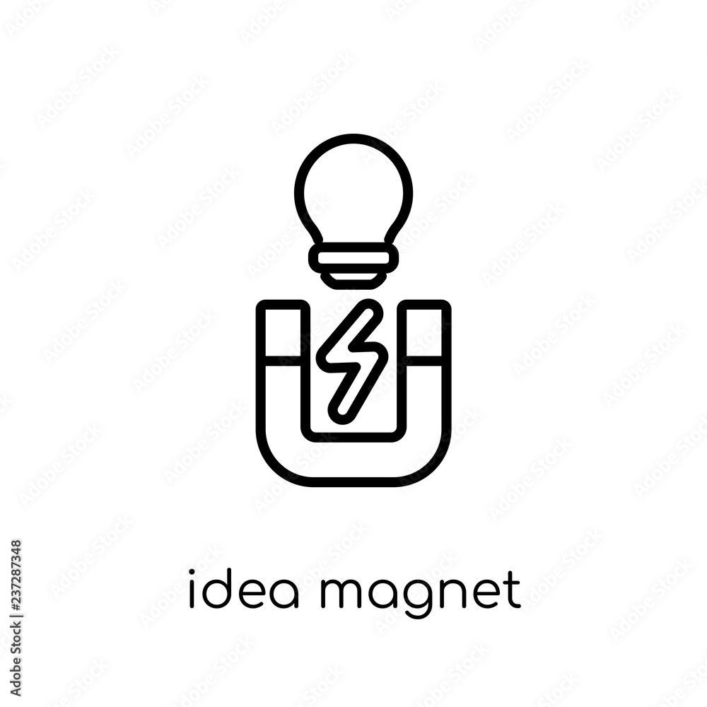 idea Magnet icon from Startup collection. idea Magnet icon from Startup collection.