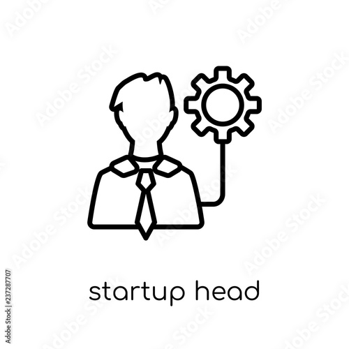 startup Head icon from Startup collection.
