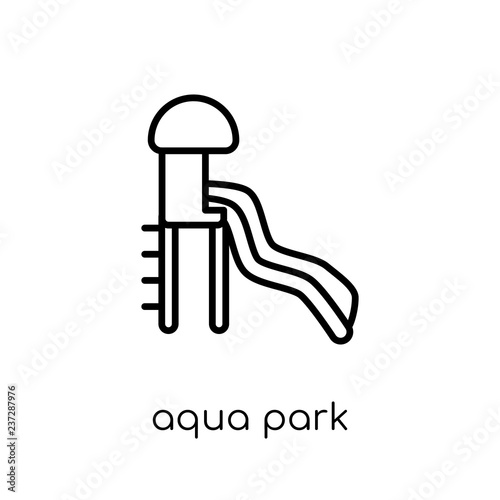 Aqua park icon from Summer collection.