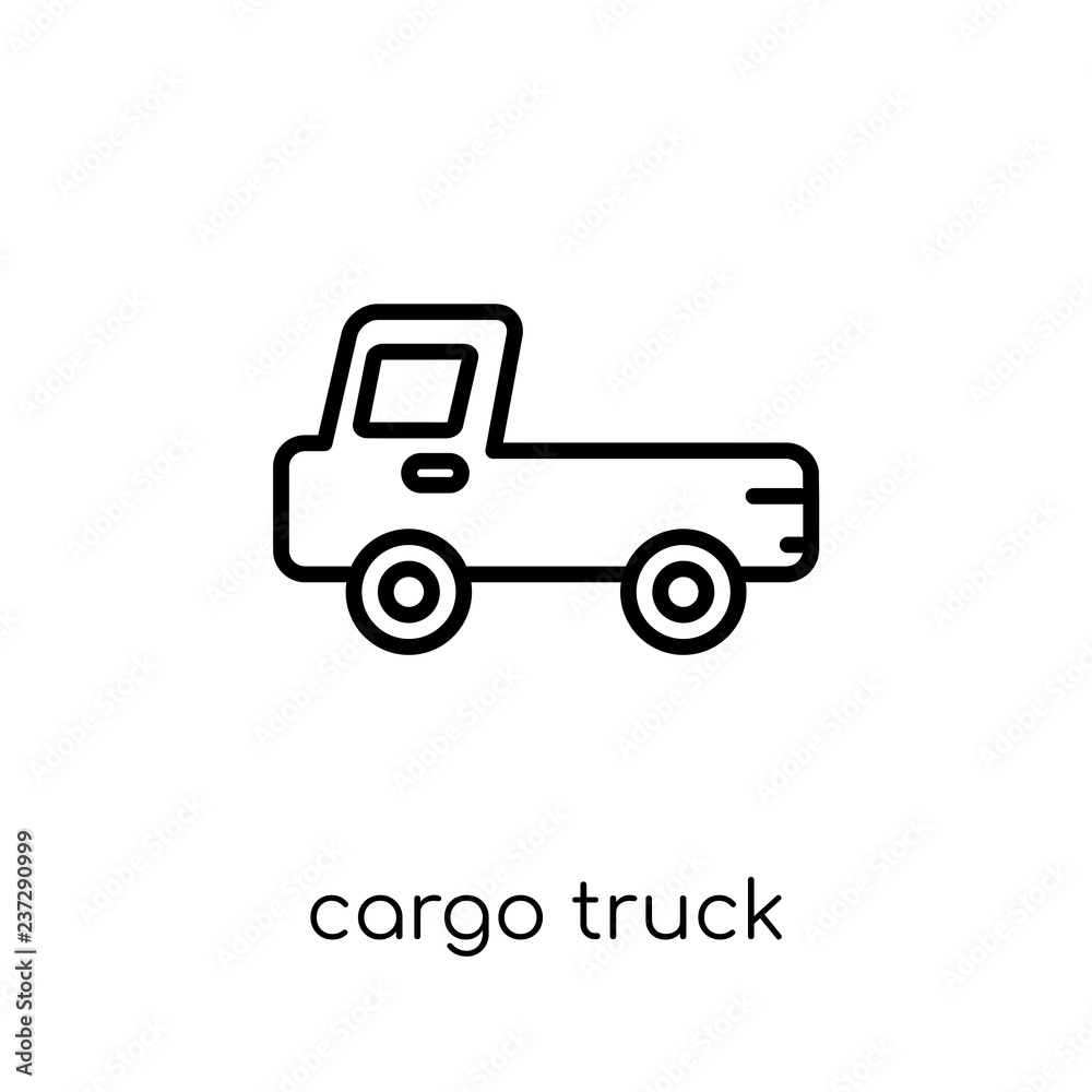 Cargo truck icon from collection.