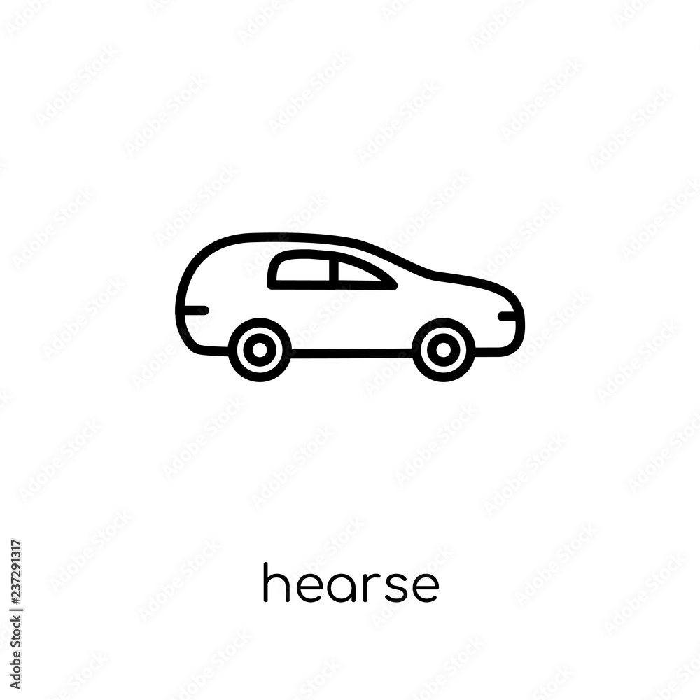 hearse icon from Transportation collection. hearse icon from Transportation collection.