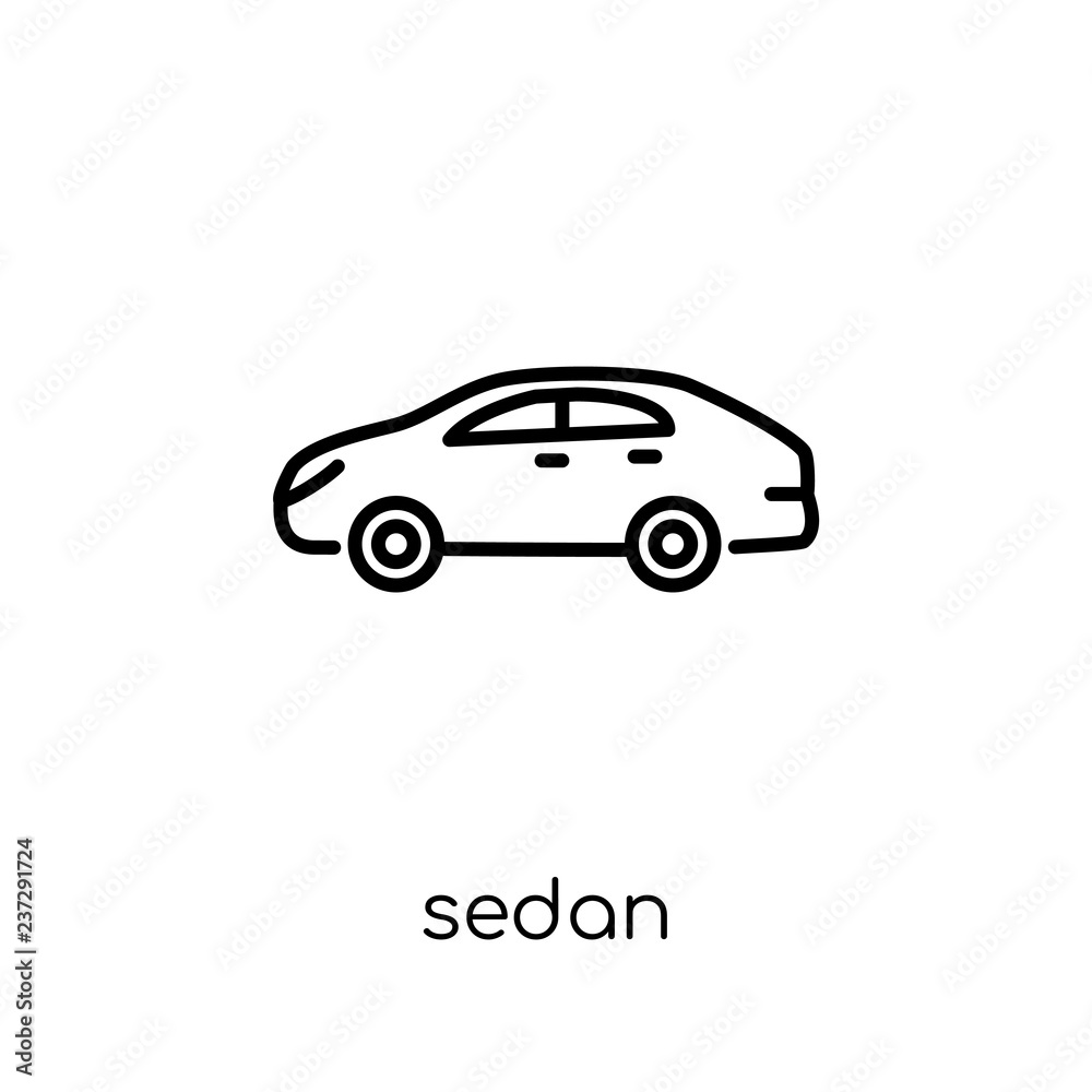 Sedan icon from Transportation collection. Sedan icon from Transportation collection.