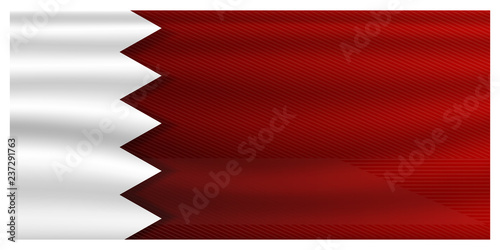 bahrain flag vector