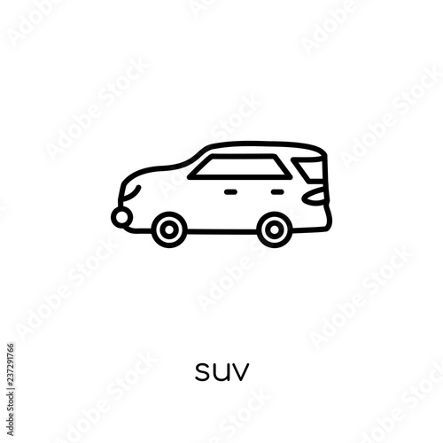 Suv icon from collection.