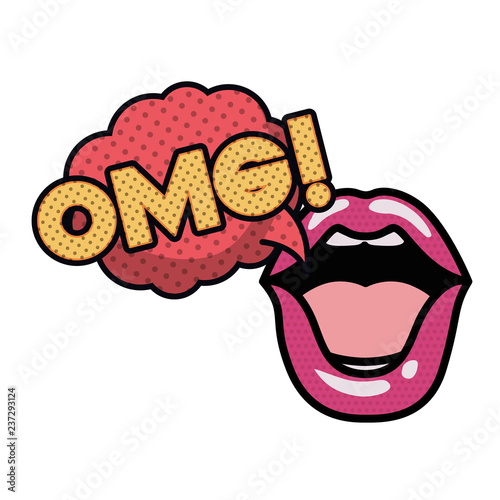 lips saying omg avatar character