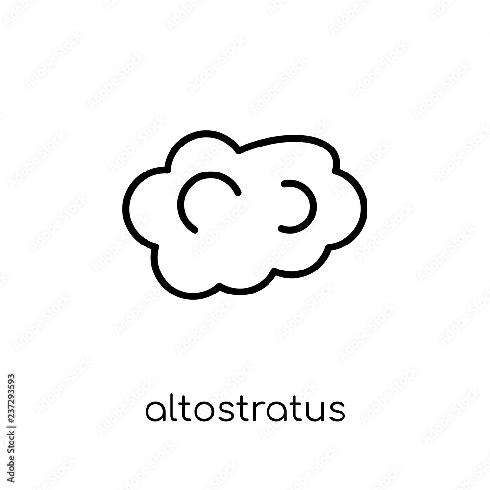 altostratus icon from Weather collection. altostratus icon from Weather collection.