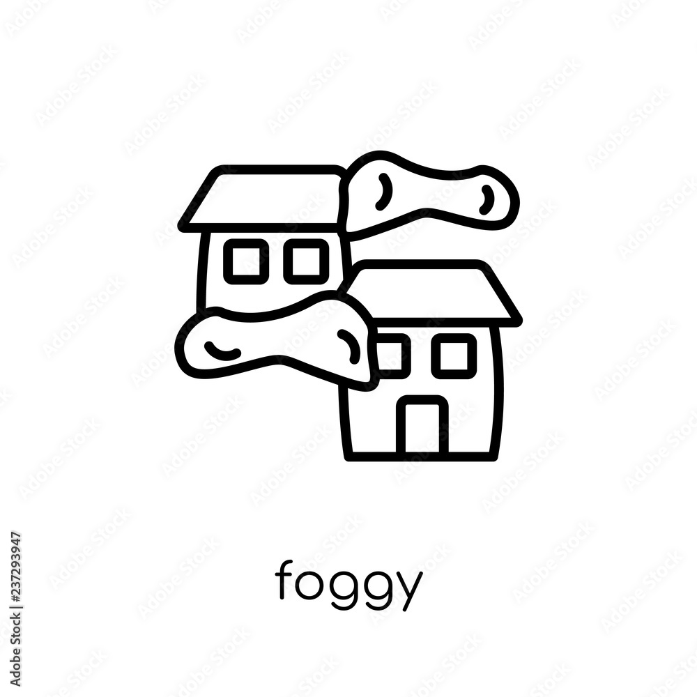 Foggy icon from collection.