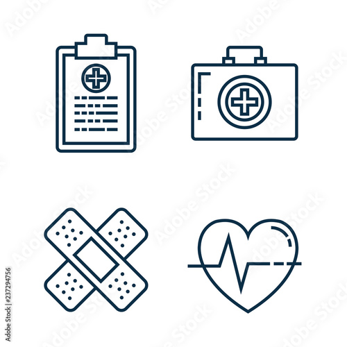 medical healthcare set icons