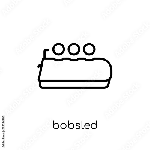 Bobsled icon from collection.