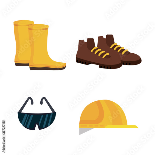 industrial security equipment icons