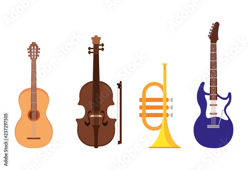 set music instruments icons