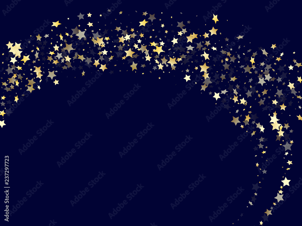 Gold falling star sparkle elements of glitter gradient vector background. Gold falling star sparkle elements of glitter gradient vector background.