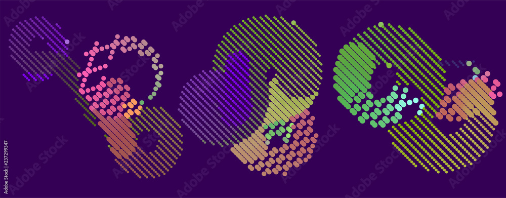 abstract vector background-Dot Graphics 