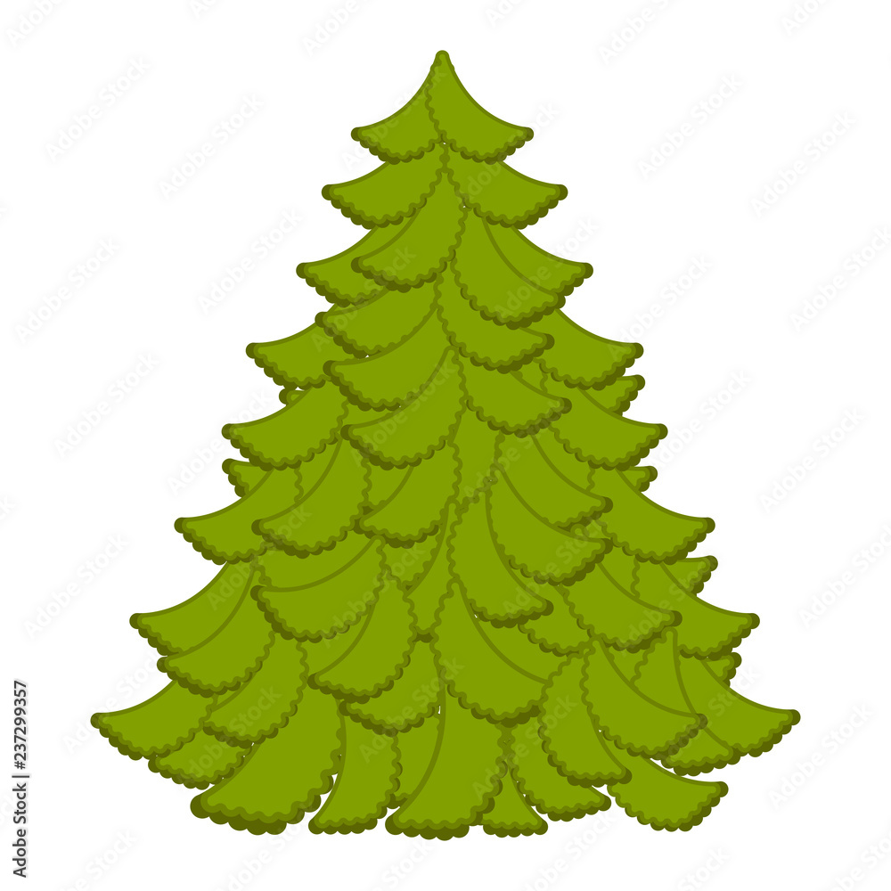 Isolated abstract christmas tree. Vector illustration design Isolated abstract christmas tree. Vector illustration design