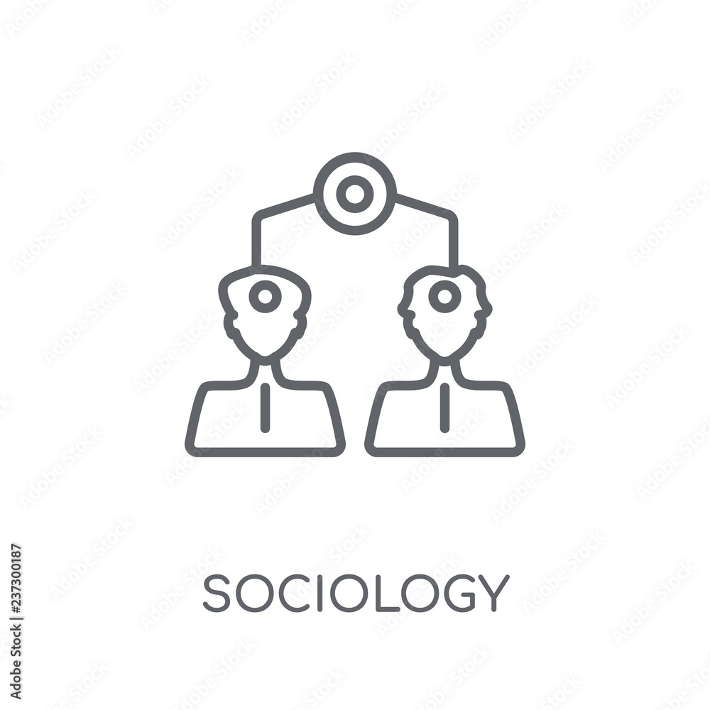 Sociology Concept. Vintage Design Background Stock Photo - Alamy