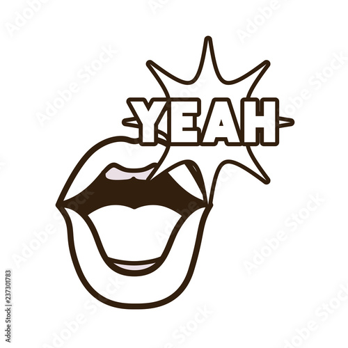 lips saying yeah avatar character