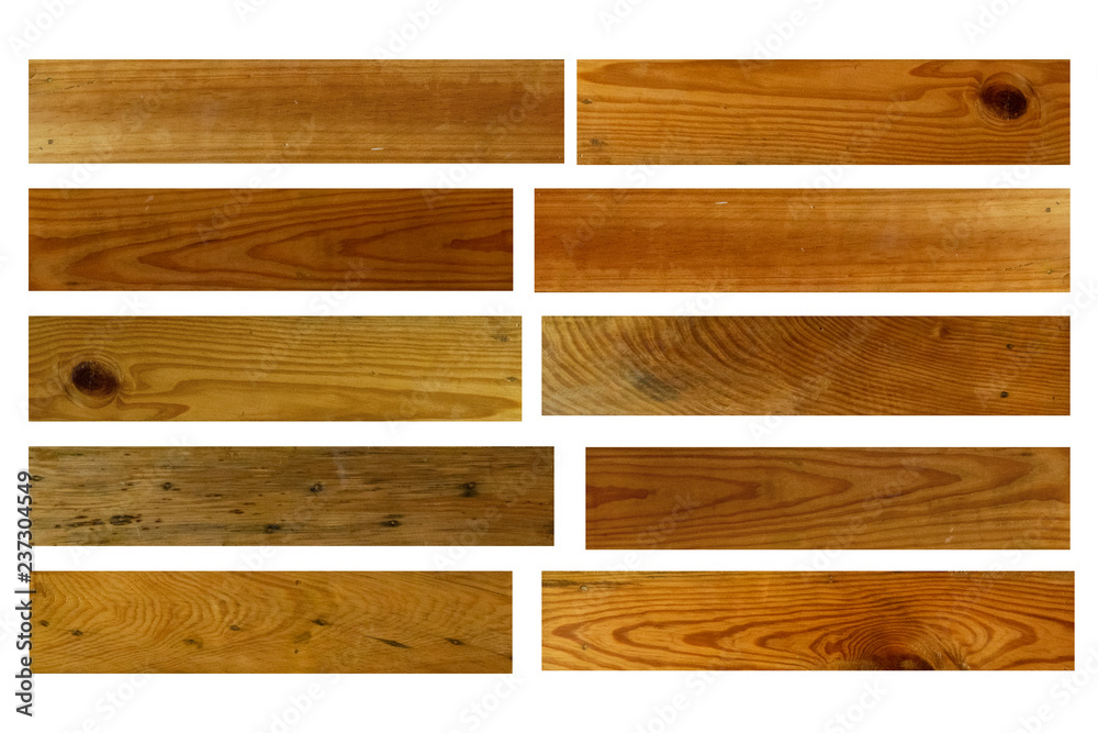 Old Wood plank, isolated on white background Old Wood plank, isolated on white background