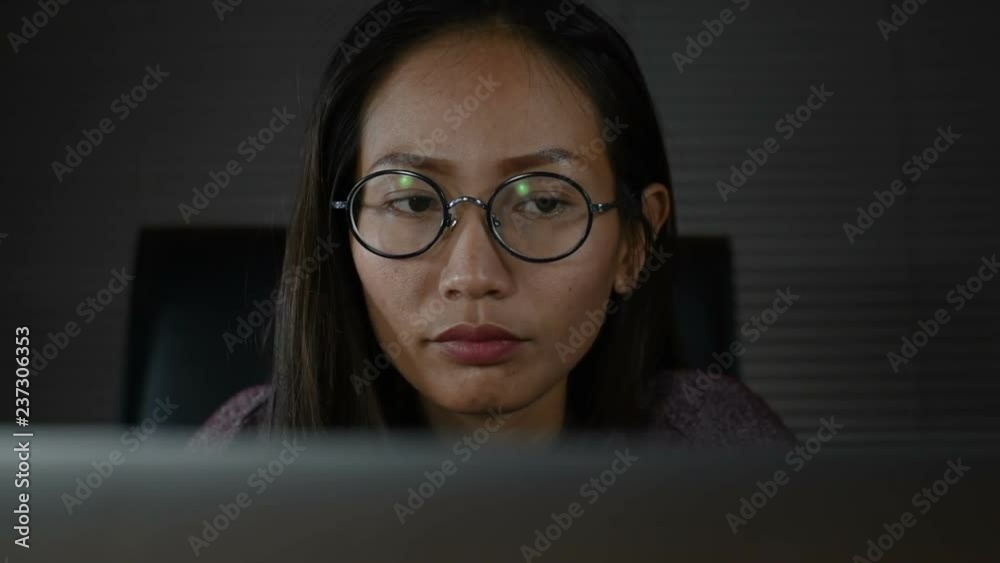 Young business woman working at home office. Young business woman working at home office.