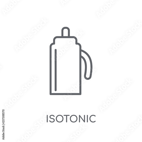 Isotonic linear icon. Modern outline Isotonic logo concept on white background from Gym and Fitness collection