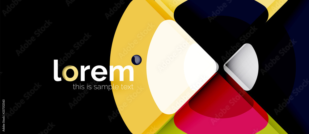 Circle abstract background