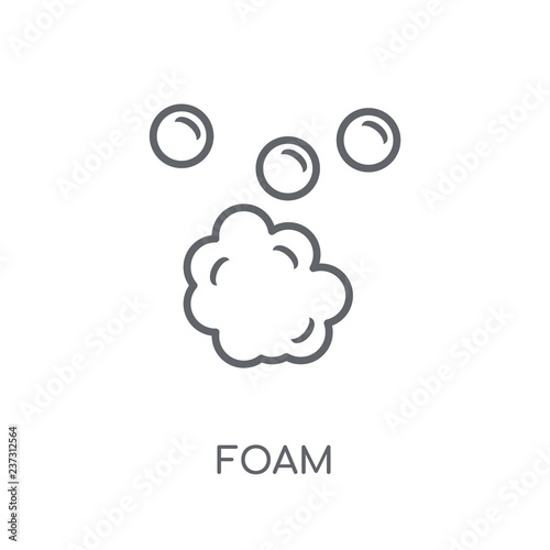 Foam linear icon. Modern outline Foam logo concept on white background from Hygiene collection