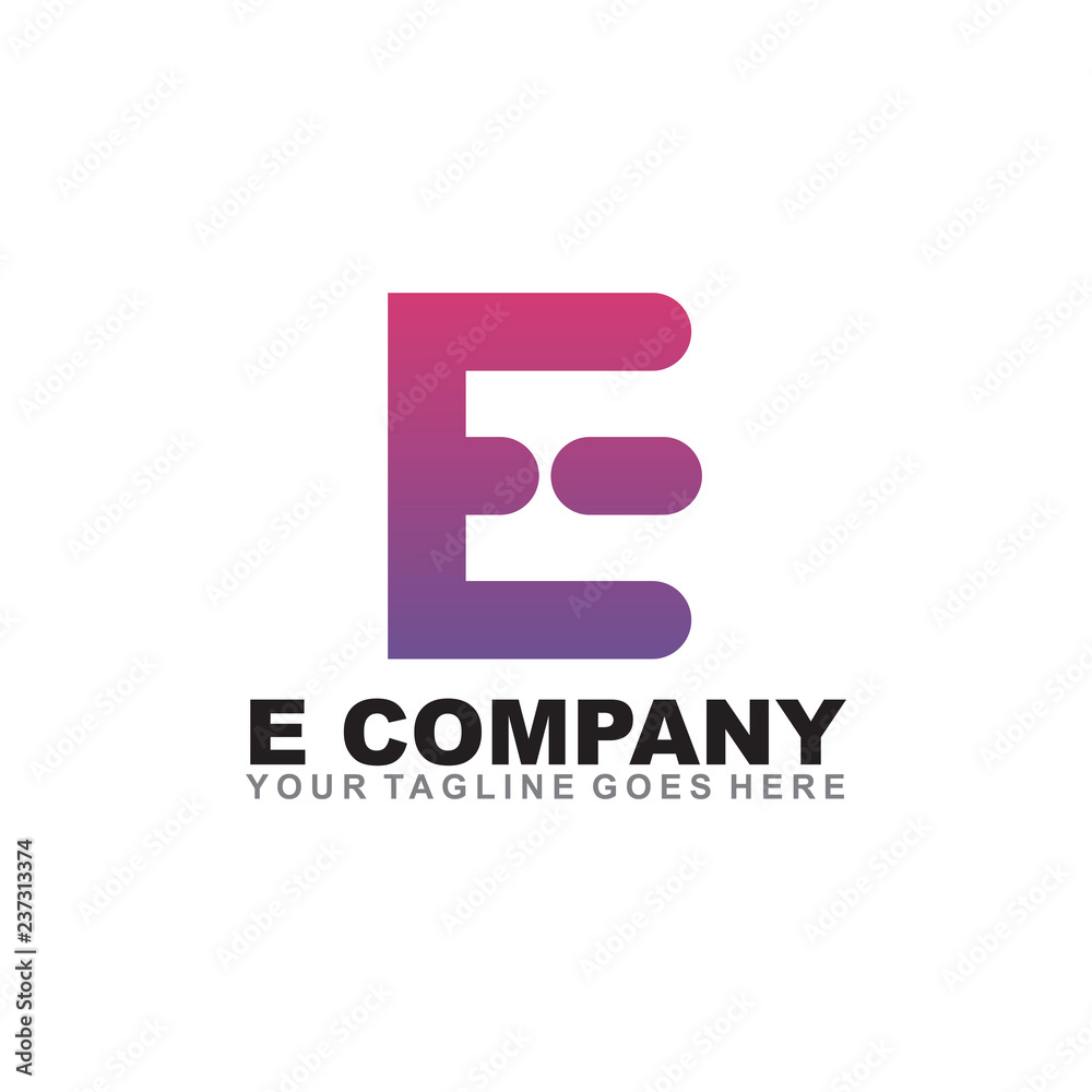 E letter logo design vector template E letter logo design vector template