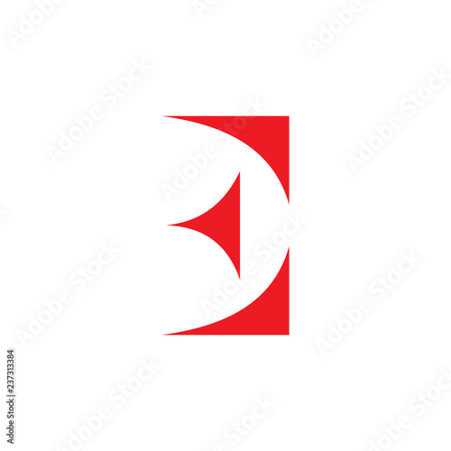 E letter logo design vector template