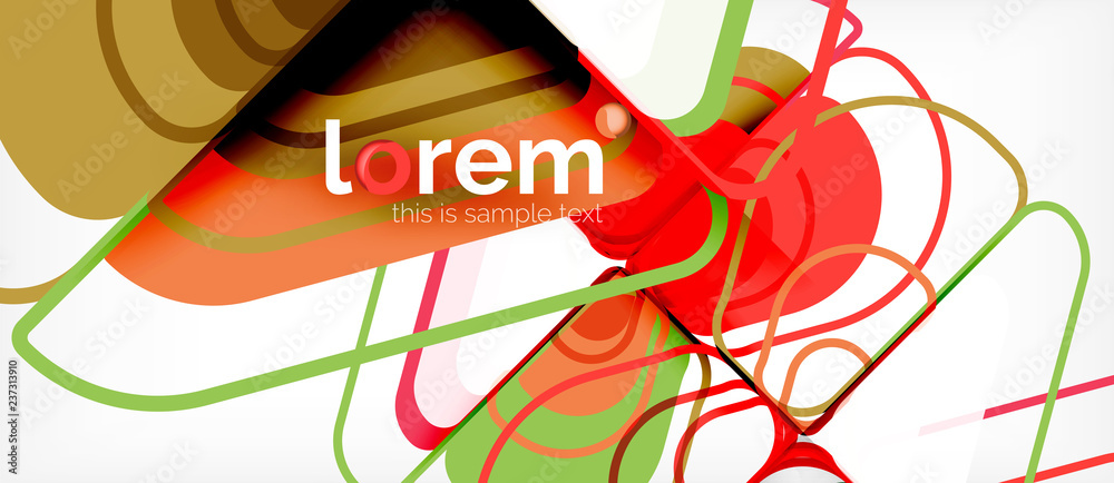 Fototapeta premium Geometric abstract background