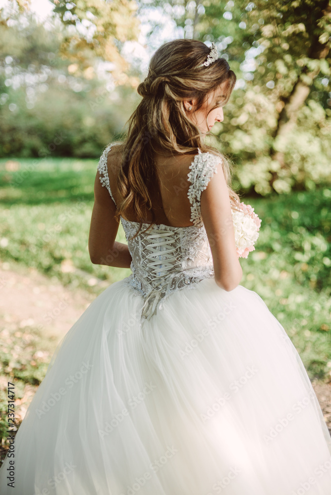 bride from the back bride from the back