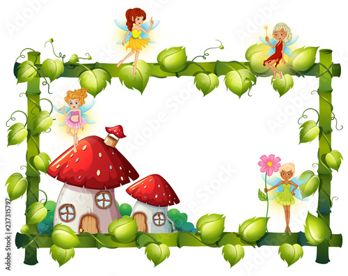 Magic fairy tale frame